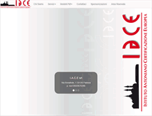 Tablet Screenshot of iace.it